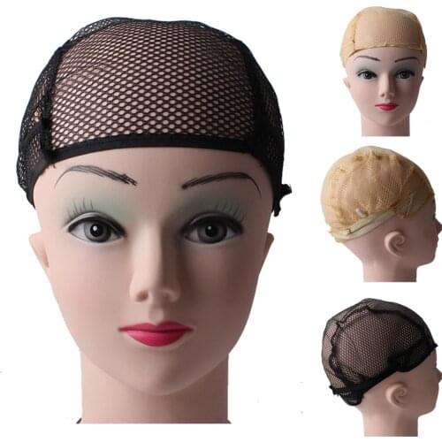 Hair Wig Weaving Cap Snood Net Stretch Mesh Liner Breathable Beige