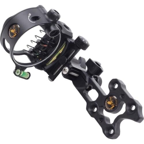 Archery Compound Bow Sight DB Series Retina Micro Adjust Sight 0.019 Fiber Optic 5 pins /7 pins Hunting Shooting Accessories