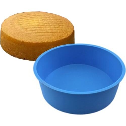 4/6/8 Inch Silicone Round Cake Pan Non-stick Baking Mold Bakeware Tray