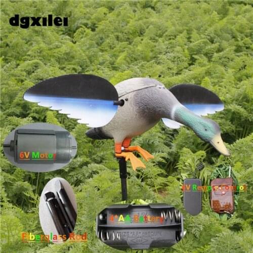 High Quality Outdoor Hunting 4*AA Battery Motorized Duck Hunting Decoys