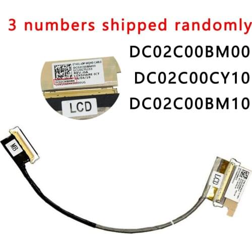 LCD EDP Video Cable FHD Screen 01YN995 01YN996 DC02C00BM00 DC02C00CY10 FOR Lenovo Thinkpad T480S 40pin