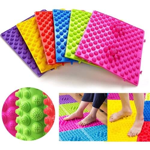 1 PC Foot Massage Pad Toe Pressure Plate Explosion Pebbles Shiatsu Blanket Yoga Mat door mat 29 x 39 cm Relax Body