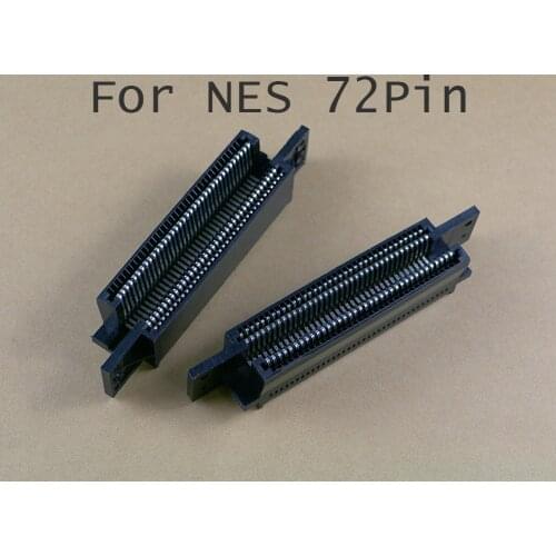 1PC High quality Replacement 72 Pin Game Cartridge Slot Connector 72pin connector For Nintendo NES 8 BIT Console