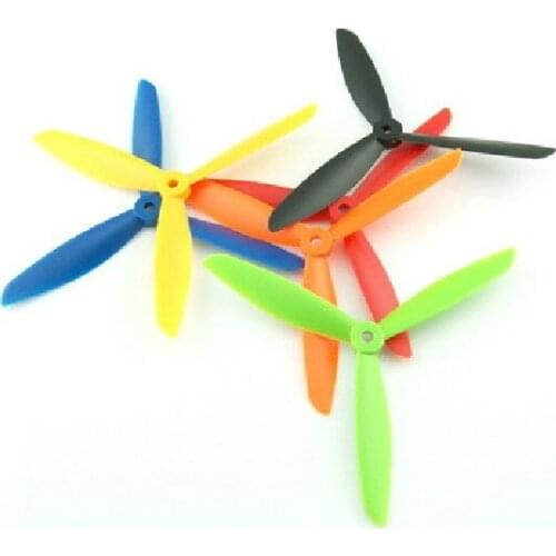 6 pairs 4" J4045 J5045 3 blades Bullnose Propeller propeller (CW/CCW) for RC Airplane Aircraft FPV