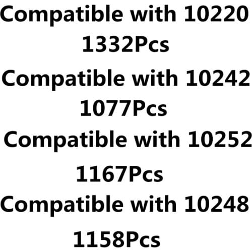 21004 F40 21001 T1 21002 21003 21046 Sports Car Building Blocks Bricks 10220 10242 10252 10248 10262 Educational Toys Kids Gifts