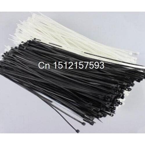 500 Pack Lot Pcs - 8" Inch UV Resistant Nylon Cable Zip Wire Tie 40 lbs - Black