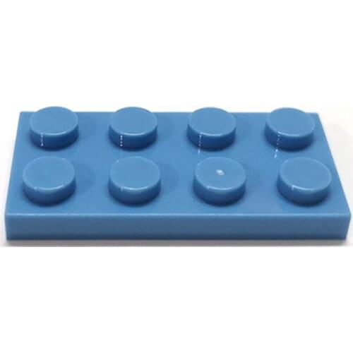 60PCS/lot DIY Building Blocks 2x4 Dots 12 Colors Educational Creative Bricks Size Compatible With lego Toys for Children