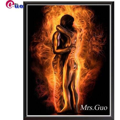 Abstract Naked Embrace 5d Diy Diamond Painting Cross Stitch Diamond Embroidery Home Decor Modern Full Square/Round Drill Mosaic