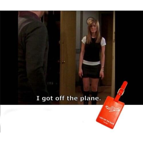 TV Show Friends Rachel Travel Suitcase Bag Luggage Tags Baggage Sign ID Card Holder Labels Name Address Cosplay Accessory Gifts