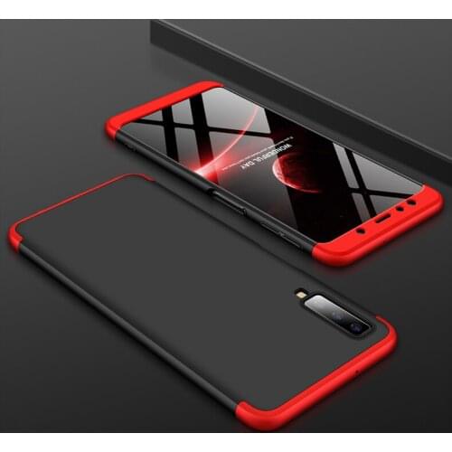 For Samsung Galaxy A7 2018 Case 360 Full Protection 3 IN 1 Ultra Thin Hard PC Back Cover For Samsung A7 2018 A750F + Glass Film