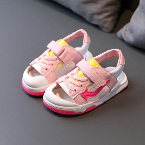 2021 Size 21-30 Kids Sandals Baby Toddler Shoes Boys Childrens Footwear Girl Soft Bottom Shoes for Boy Sandalia Infantil Menina