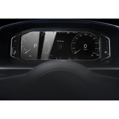 For VW Tiguan Atlas instrument 2018 2019 2020 Tempered Glass Car Dashboard Monitor Film Screen Protector Film Sticker Interior