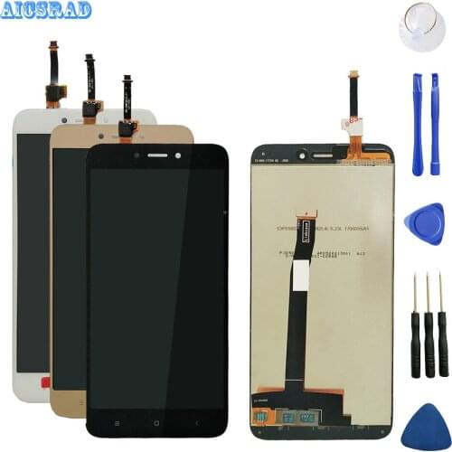 5inches 1280*720 black white For XIAOMI Redmi 4X Display Touch Screen assembly For XIAOMI Redmi 4X LCD Display 4X LCD Screen