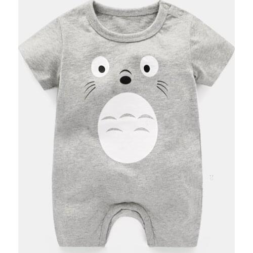 New Summer Cotton Baby Romper Short Sleeve Infant Rompers Baby Boys Girls Jumpsuit Newborn Clothes Kids Clothing Toddler Outfits