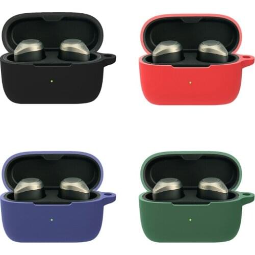 Washable Silicone Protective Cover Shell Anti-fall Earphone Case for-Jabra Elite 85t True Wireless Bluetooth Earbuds Accessories