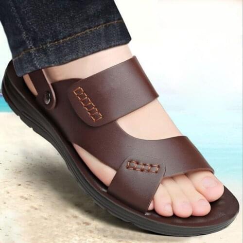 2021 Summer New Mens Breathable Beach Shoes Comfortable Non Slip Soft Sole Fashion Hot Sale Men Sandals