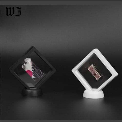 Newest PET Transparent Elastic Membrane Fashion Jewellery Plastic Frame For Ring Pendant Bracelet Necklace Jewelry Display box