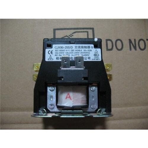 New and original Control relay. Code CJX9B-25S/D, 220-240V, 25Amp