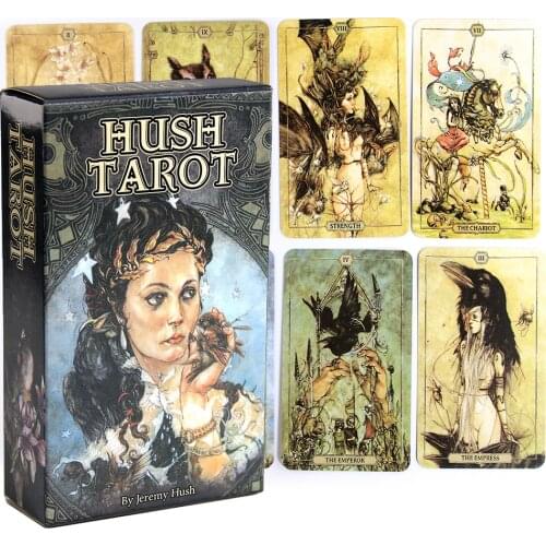 Hush Tarot Cards New Tarot Cards For Beginners With Guidebook Card Game Board Game Exquisite And Guidebook