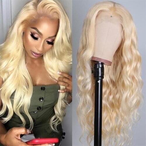 Fuduete 13x4 Body Wave Lace Front Wig 30inch Transparent Lace Wigs For Women 613 Lace Frontal Wig Remy Peruvian Human hair Wigs
