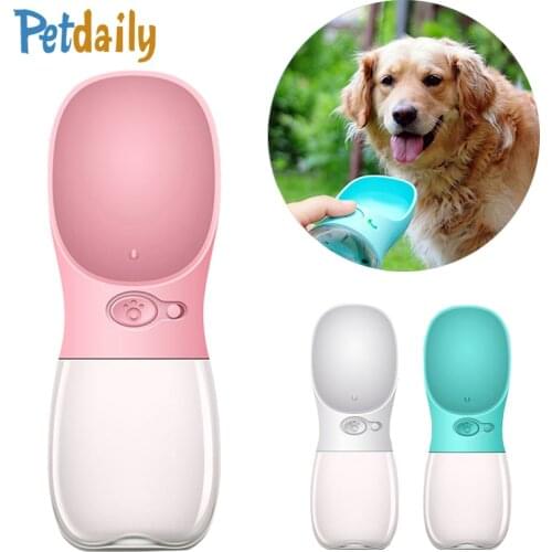 Portable Pet Dog Water Bottle,Puppy Water Dispenser With Drinking Feeder For Pets Outdoor Walking, Hiking, Travel, Food Grade
