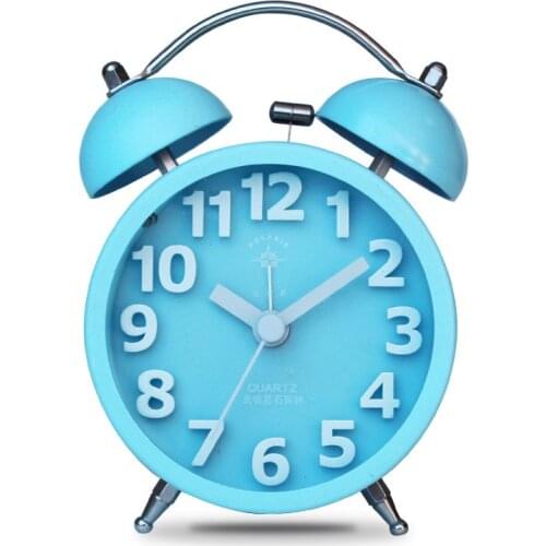 Luminous Creative Snooze Silent Alarm Clock Green Nordic Modern Minimalist Alarm Clock Student Travel Alarm Clock Mini MM60NZ