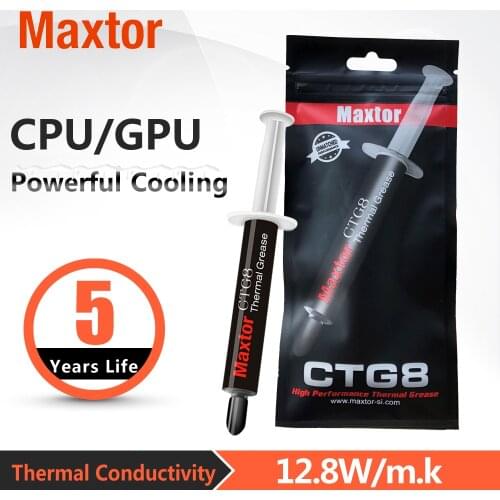 Maxtor CTG8 2g 4g AMD Intel Processor CPU Kit Cooler Cooling Fan Pc Thermal Grease VGA Compound Heatsink Plaster Paste