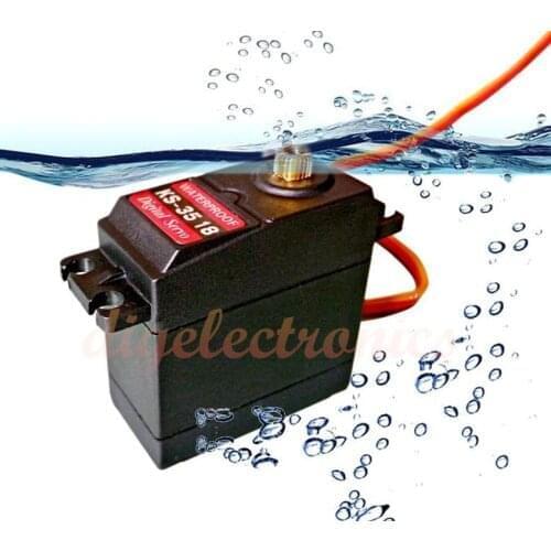 Waterproof KS3518 Metal 20kg Digital Servo High Torque Mechanical Arm Hand RC Metal Servo Motor for Robot Arm Car Boat