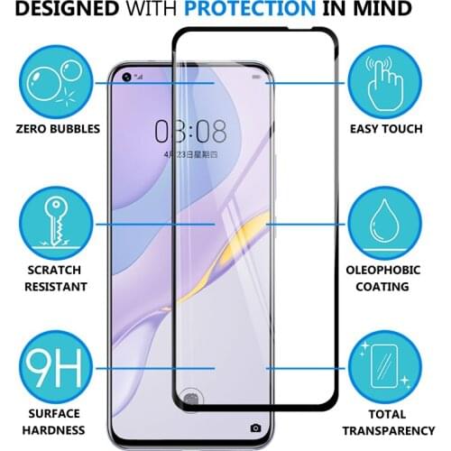 Screen Protector Protective Tempered Glass For Huawei nova 7 7i 3D Tempered Glass for Huawei nova 7 Pro