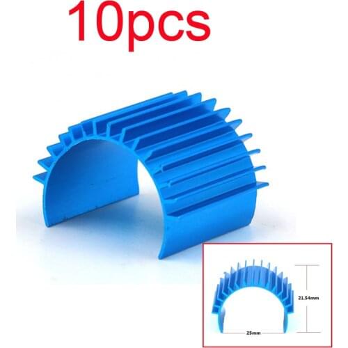 10PCS 710 731 732 733 734 Motor Radiator WPL 370 380 Motor Heat Sink Motor Cooling Rib Fin for RC Car Model DIY Parts