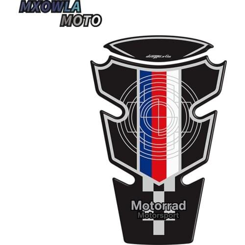 3D Carbon Fiber Bone Black Fuel Tank Pad Protector Sticker Decals fit for S1000RR S1000 RR