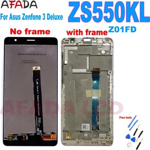 5.5" For Asus Zenfone 3 Deluxe ZS550KL LCD Display Touch Screen Panel Z01FD Gold Assembly Digitizer With Tools