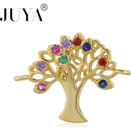 5 pieces Wholesale 2018 New Design Hot Fashion Small Tree of Life charm connectors accessories For Jewelry Making diy Findings
