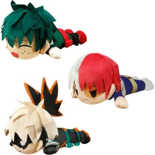50cm Anime My Hero Academy Plush Toys Deku Bakugou Collection Super Soft Stuffed Toy Doll Plush Pillow Creative Toy