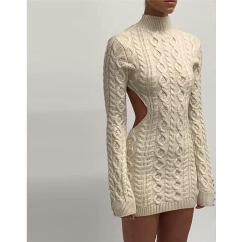 Модные вязаные платья BKLD China At AliExpress