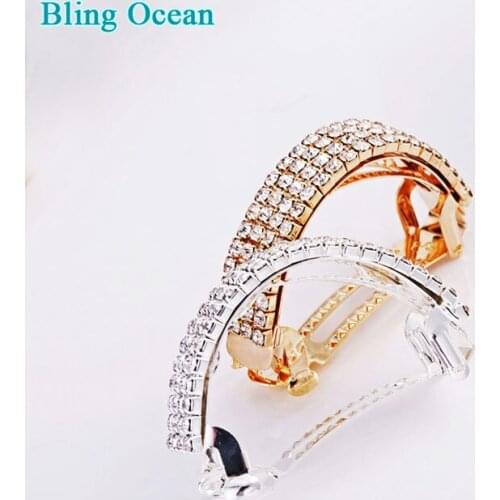 Sparkling clip Rhinestones hair clips for hair woman jewelry hair pieces HC01