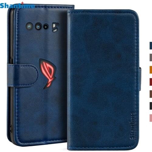 Case For Asus ROG Phone 3 ZS661KL 3 Strix ZS661KS Case Magnetic Wallet Leather Cover For Asus ROG Phone III i003DD III Strix