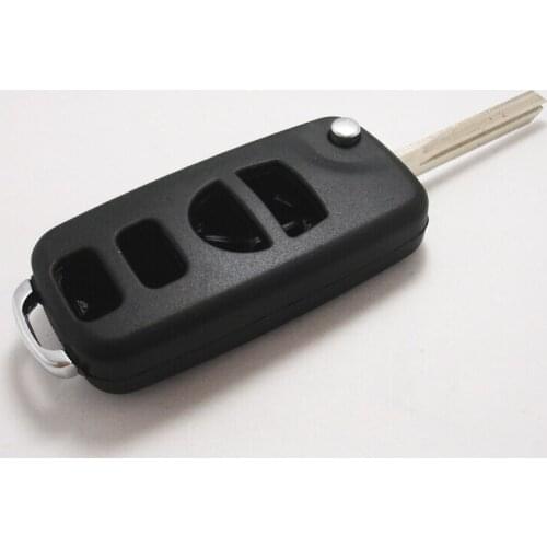 Remote Flip Folding Key Shell Case Cover Fit For Nissan Altima 350Z 4 Buttons