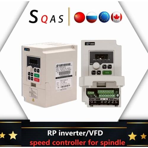 CNC Spindle motor speed Controller 1500W/2200W Frequency Converter single phase input 3 phase Output inverter / VFD Converter
