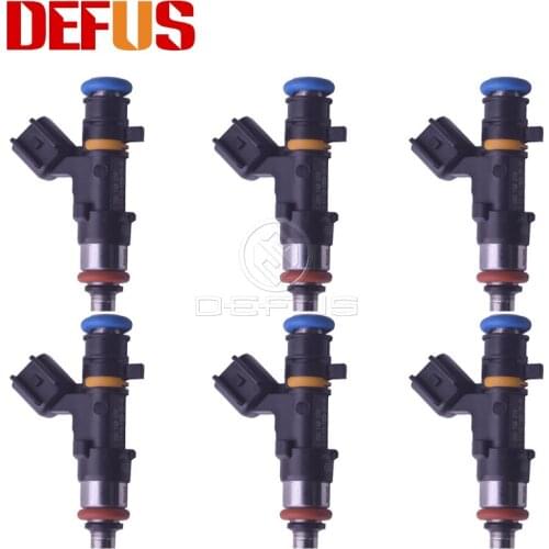 DEFUS NEW 6pcs Tested 440cc 40LB 0280158218 Fuel Injector Nozzle For Fo rd FO CUS RS II 2.5T 2004-2011 Petrol Injection Bico