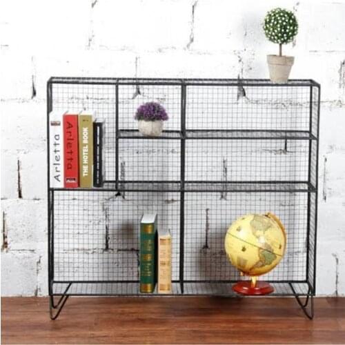 Wireframe 7 Shelves Modern Bookshelf Model Shelf Black Design Artistic Different Stylish 1st Quality Metal Handcrafted Office