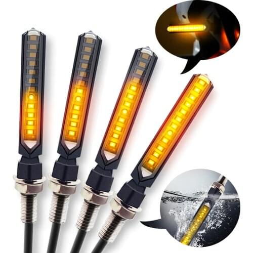 Motorcycle Turn Signal Lights LED Moto Flashing Lightings For HONDA DIO AF18 CB600 HORNET CBR600F4I CBF 1000 CB 500X NSR TORNEO