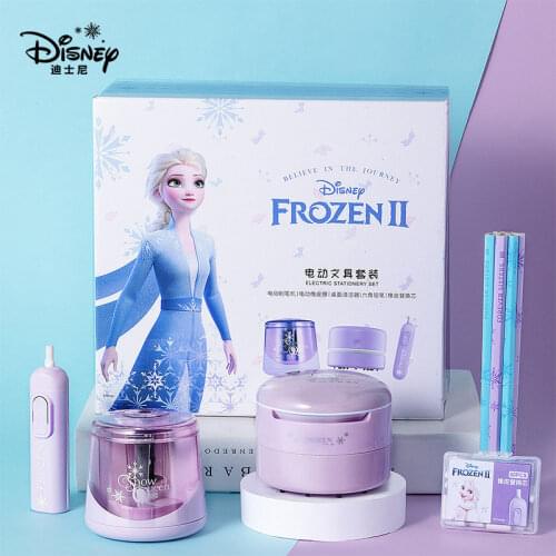 Disney Cartoon Anime Electric Stationery Set Gift Box School Student Gifts Childrens Holiday Gifts