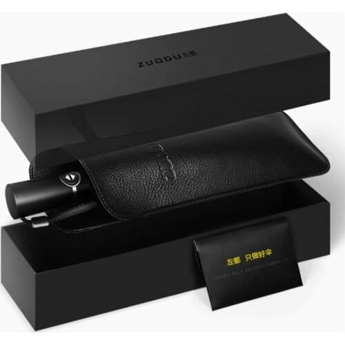 German Luxury Umbrella Mens Full-automatic Folding Umbrella Car Windproof Men Business UV Umbrellas Paraguas Gift Box Set