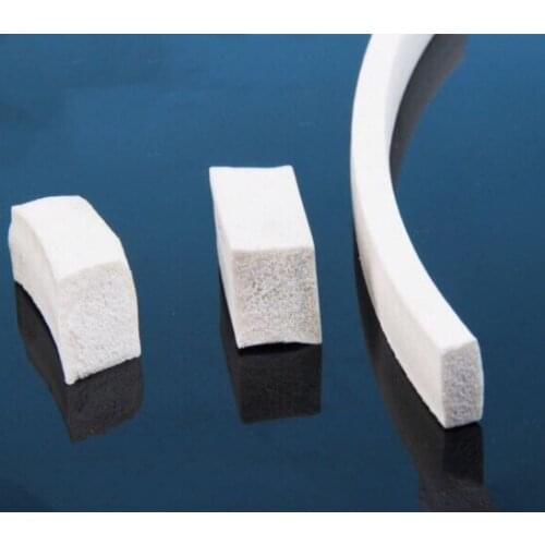 3mm 4mm 5mm 6mm 8mm 10mm Square White Silicone Foaming Strip for Sealing Rectangle Silicone Foaming Sealing Strip