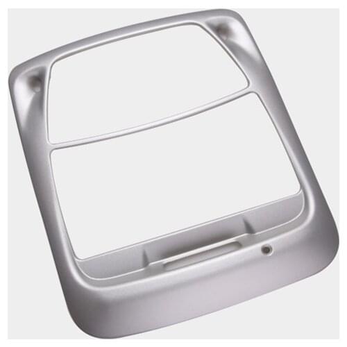 Carbon fiber for car or electroplated matt silver front reading for Renault Koleos for Samsung QM6 2017 2018 Accessories