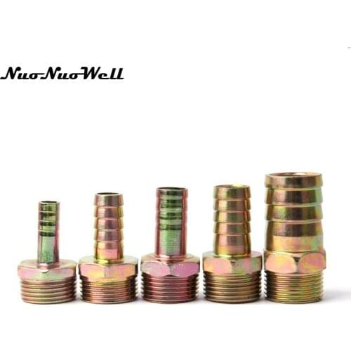 1pc 3/4 inch Thread to 10mm 12mm 16mm 25mm Hose Straight Connector Aquarium Air Pipe Fish Tank Adapter Gas Garden Irrigation