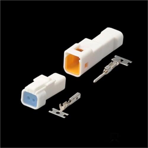 100 sets JST 2 Pin Way male female automotive connector plug housing for Benz 02R-JWPF-VSLE-S 02T-JWPF-VSLE-S