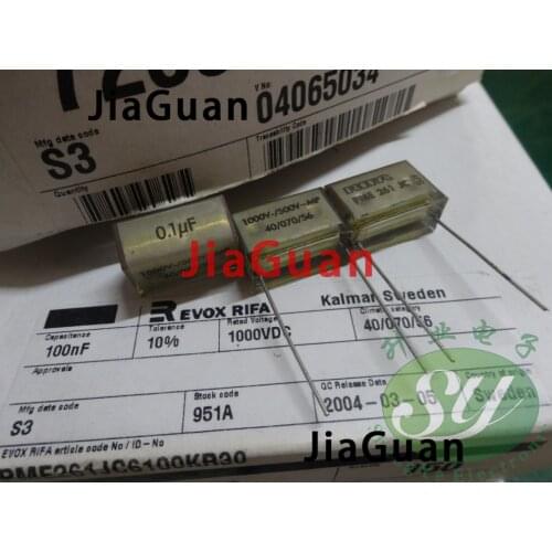 2PCS EVOX RIFA PME261JC6100K 0.1UF 1000V 104 1KV KEMET PME261 100NF 500VAC PCM21 104/1000V NEW HOT SALE