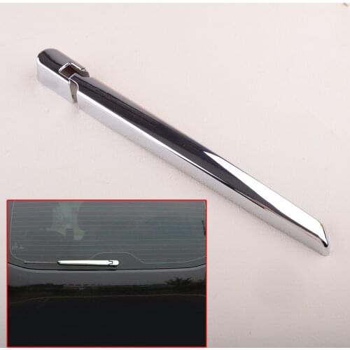 2pcs ABS Car Chrome Rear Tail Trunk Window Rain Wiper Garnish Trim fit for Mercedes-Benz Vito W447 2014 2015 2016 2017 2018 2019